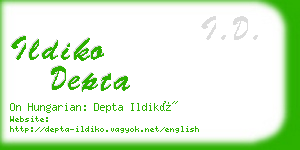 ildiko depta business card